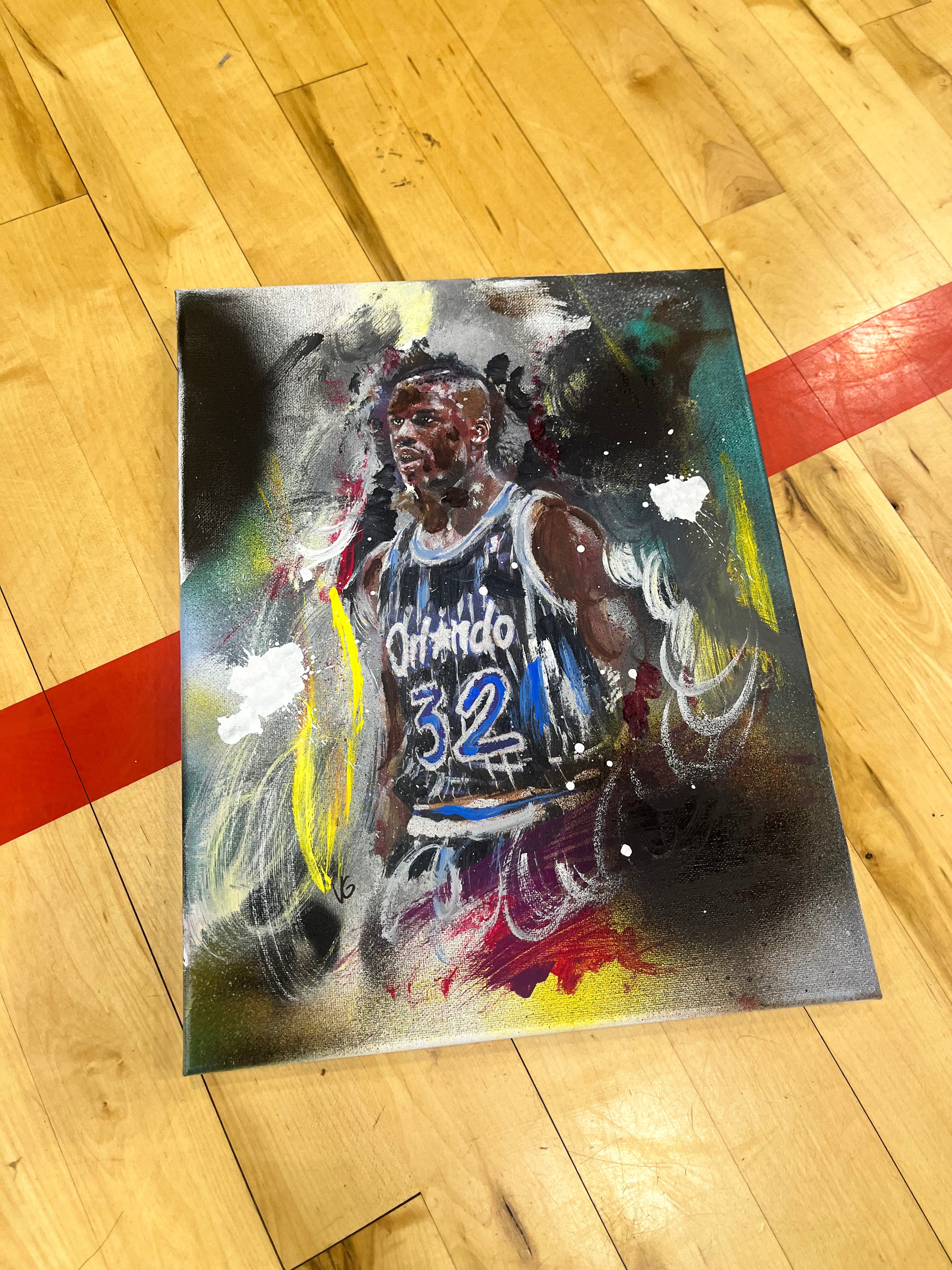 SHAQ Original VG Painting